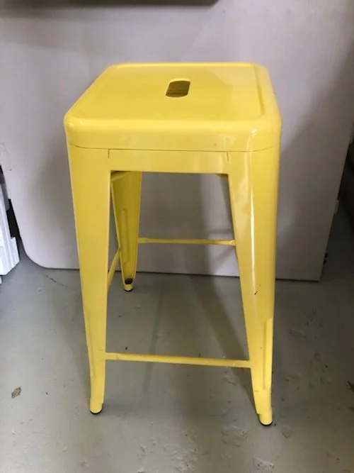 Colored metal stools sale